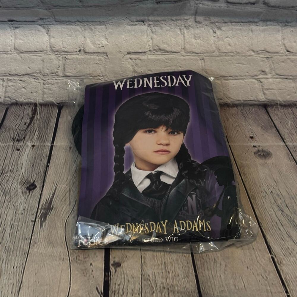Wednesday Adams Girl's Costume Wig